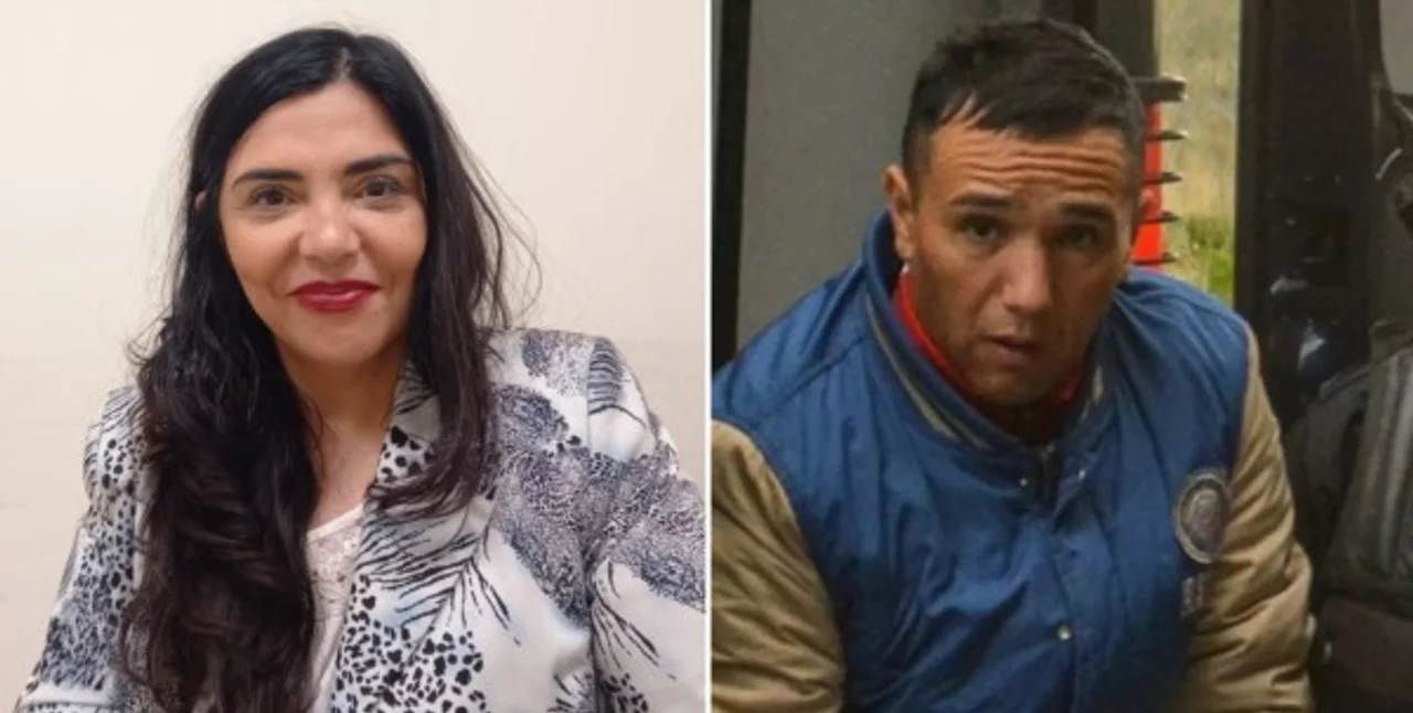 Alejandra Mariel Suárez y "Mai" Bustos, jueza y condenado protagonistas del escándalo. 

Foto: Diario Jornada