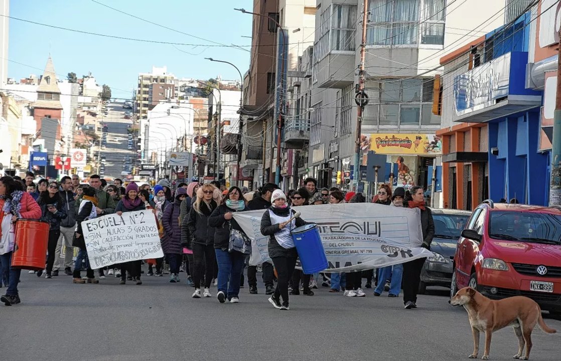 Paro docente en Comodoro Rivadavia por el femicidio de Nancy Godoy