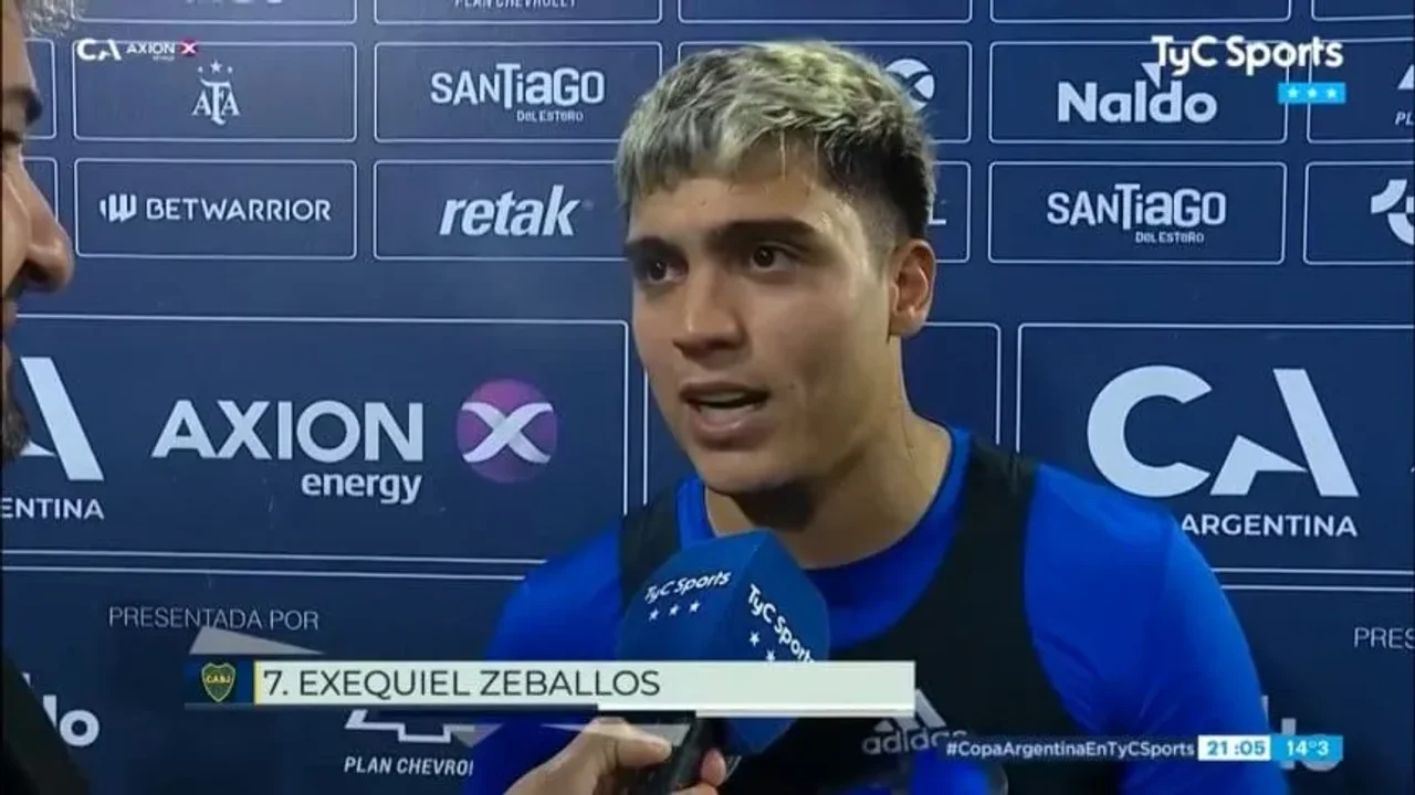 "Tan Boca que emociona": La insólita declaración de Zeballos que lo hizo viral en su regreso al fútbol