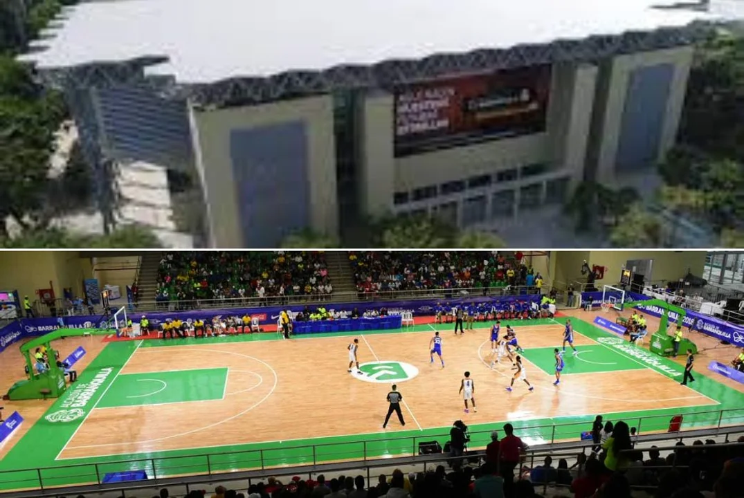 El imponente Coliseo Deportivo Elias Chegwin de Barranquilla, fue sede del Grupo C y cuenta con chances de organizar el Final Six
