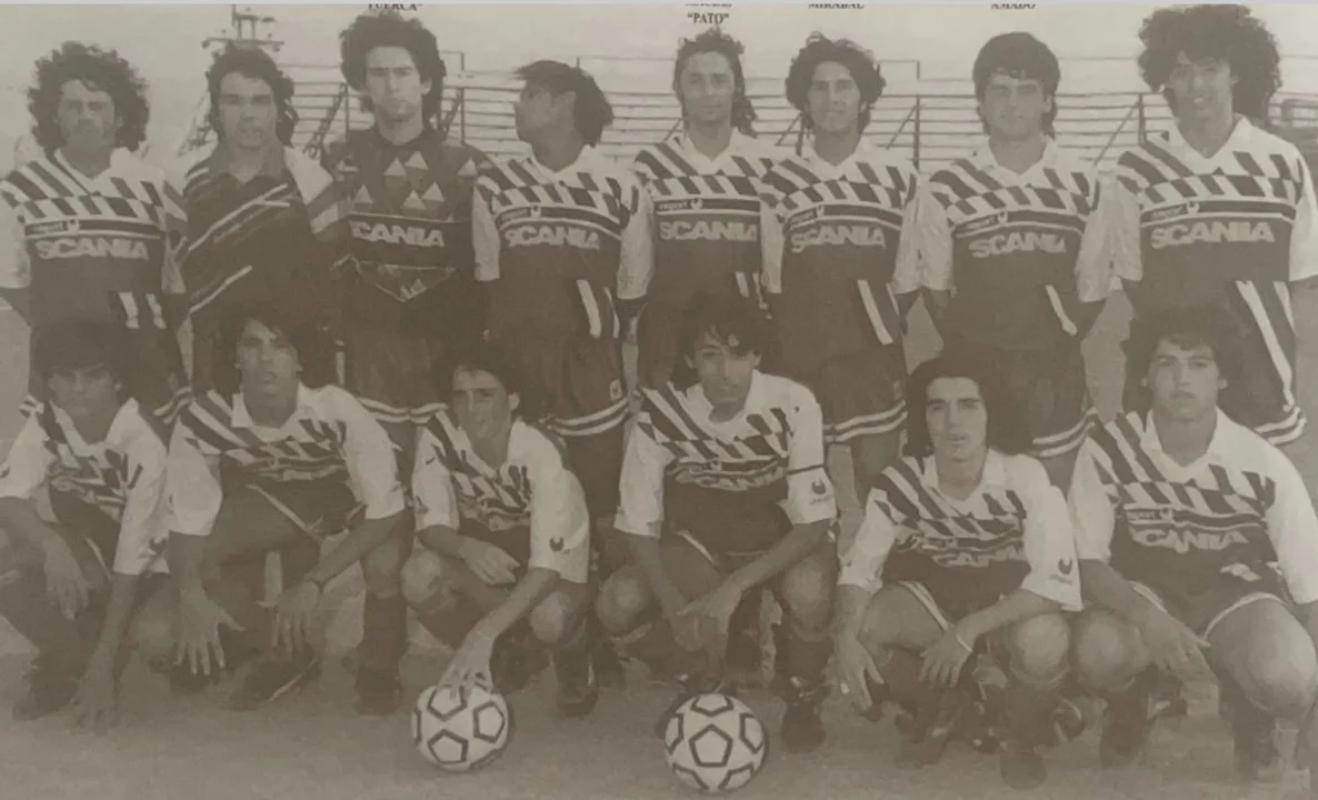 El primer equipo de la CAI en la historia de la Liga de Fúbtol de Comodoro Rivadavia | Foto: "La historia grande del fútbol comodorense"
