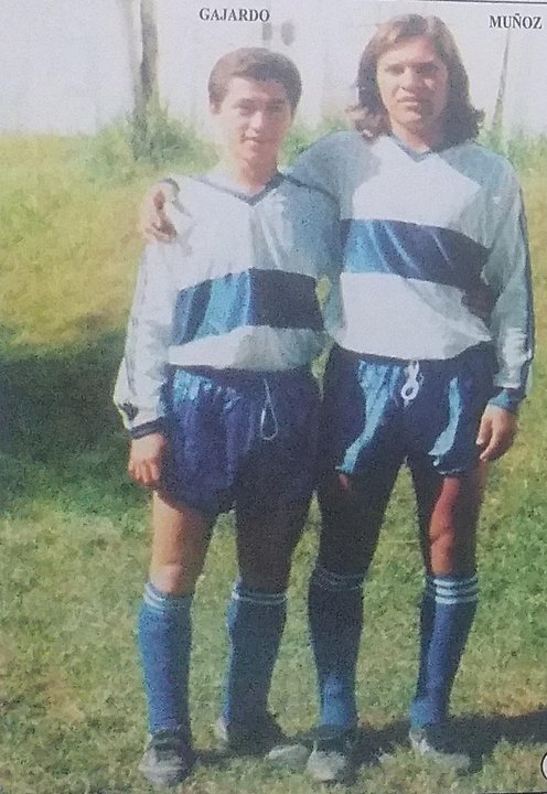 Gajardo y su paso por Jorge Newbery, con su inseparable amigo Pablo Muñoz | Foto: La Historia grande del fútbol comodorense