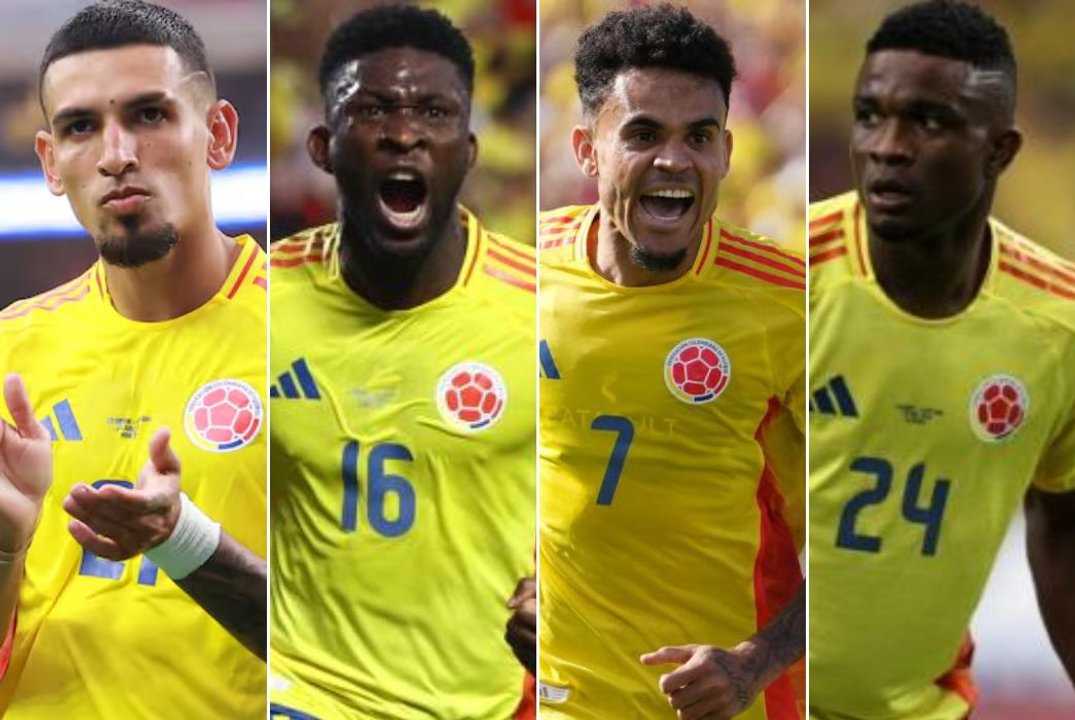 Muñoz, Lermma, Díaz y Córdoba, los goleadores de Colombia