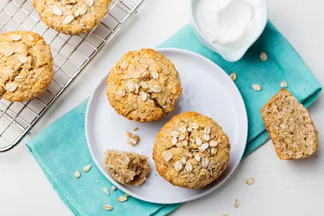 Receta de galletitas nutritivas de avena y banana