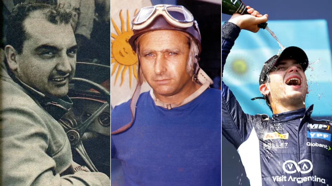 Línea de tiempo interactiva: De Fangio a Colapinto, todos los pilotos argentinos de la Fórmula 1