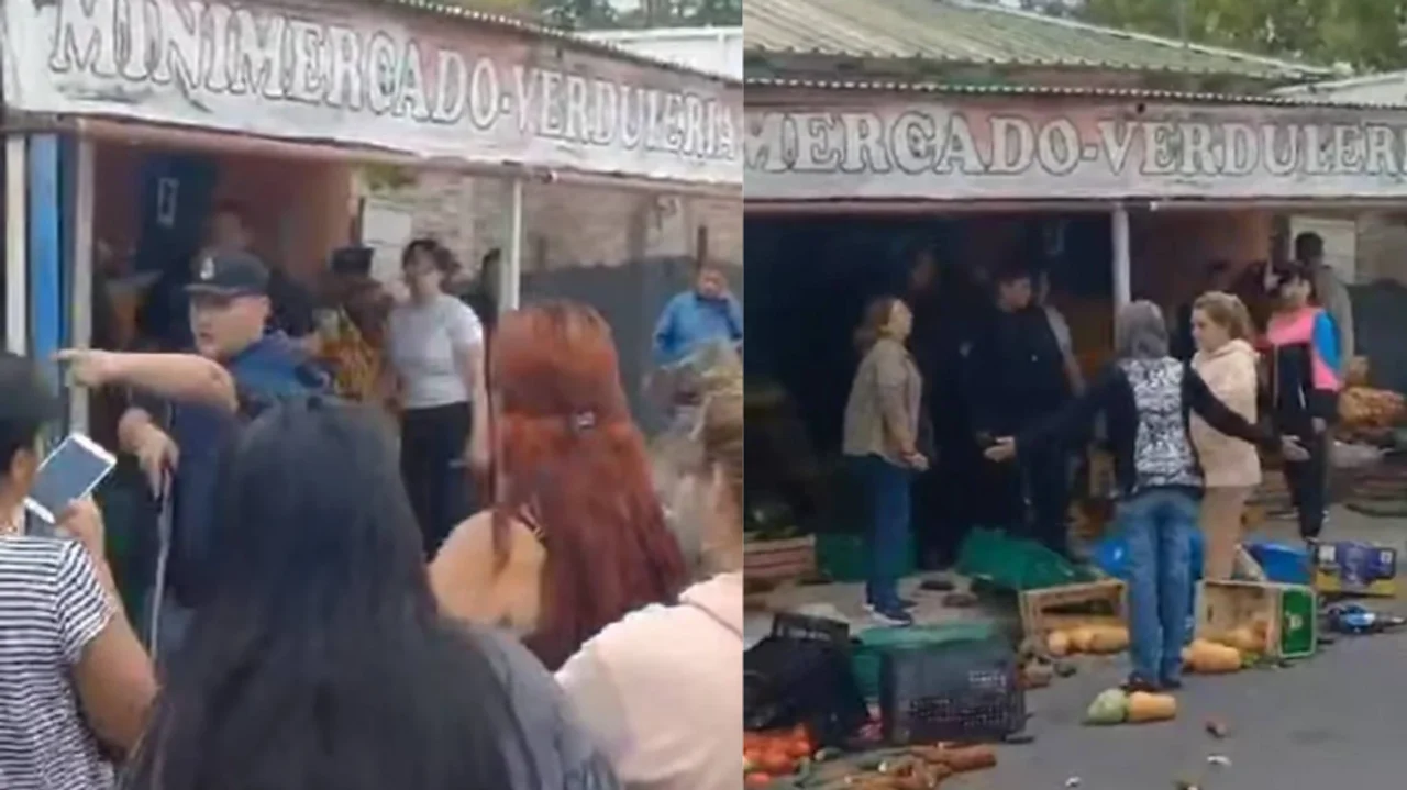 Vecinos destruyeron el comercio de un posible abusador