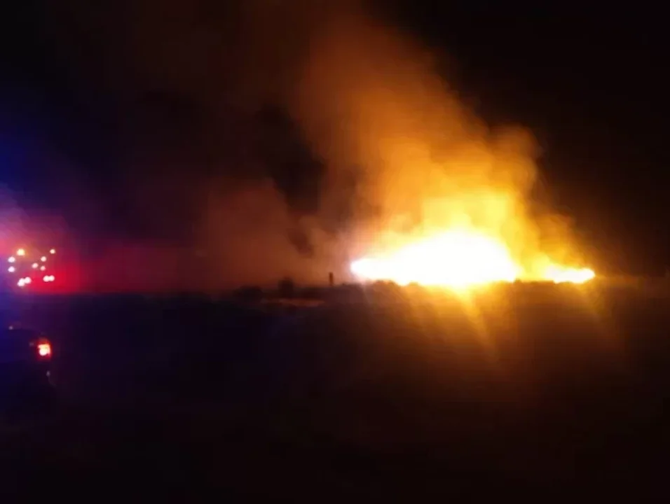 El incendio fue la noche de Navidad