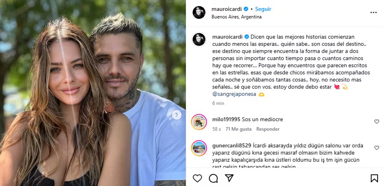 El día que oficializaron la relación