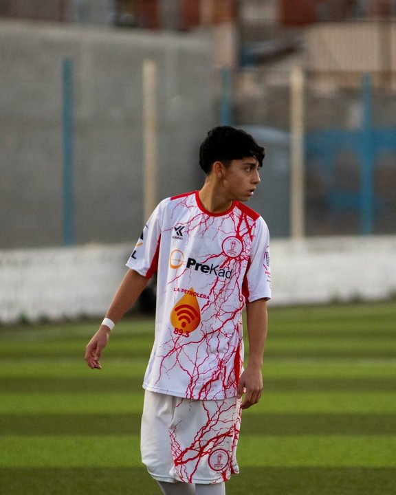 El día de su debut en Primera con la casaca del Globo
