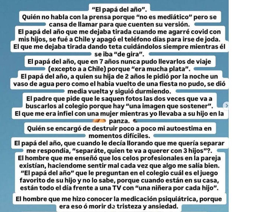La China Suárez lanzó un durísimo comunicado: “Benjamín Vicuña me fue infiel mientras llevaba a su hijo en la panza”