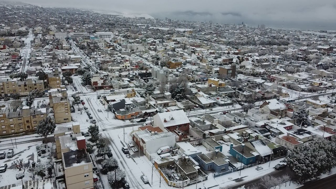 Alerta amarilla en Chubut por intensas nevadas y lluvias