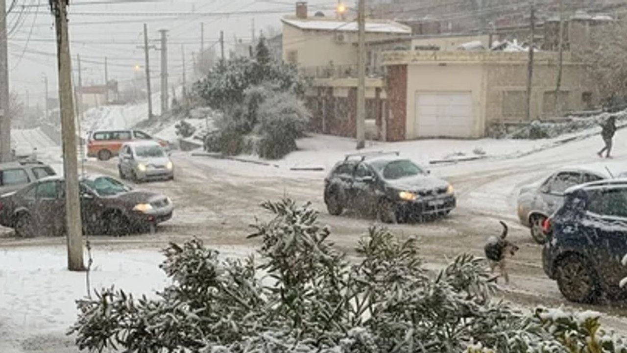 Alerta amarilla por nevadas en Chubut y Santa Cruz
