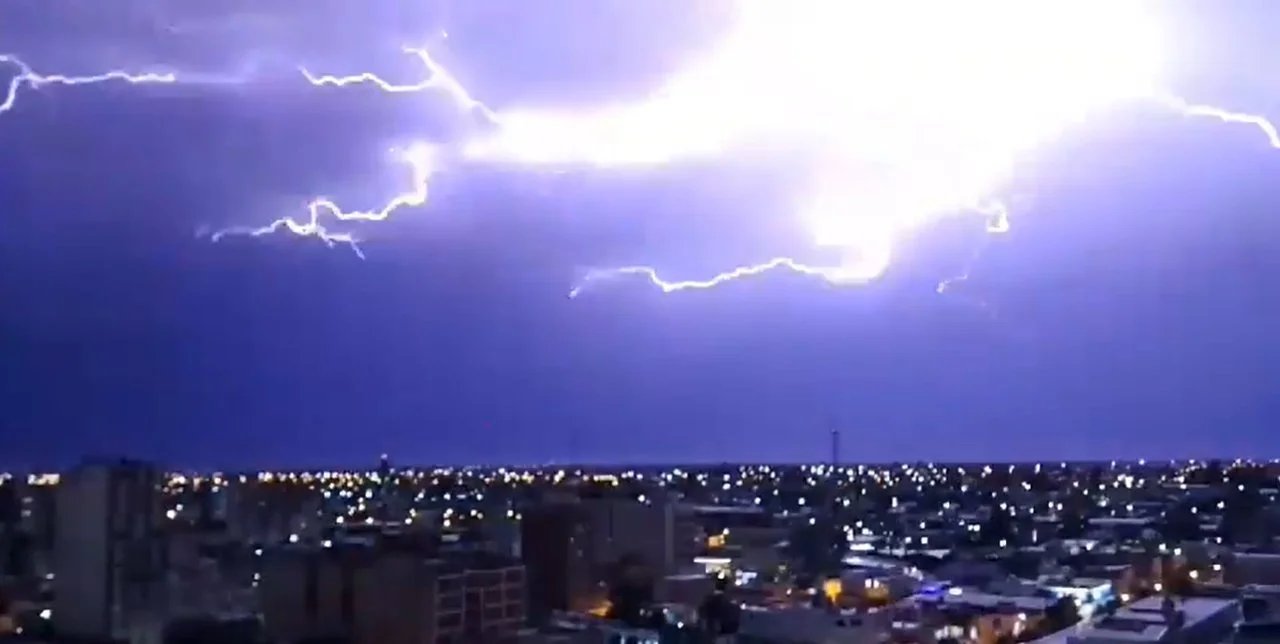Alerta amarilla por fuertes tormentas en Chubut