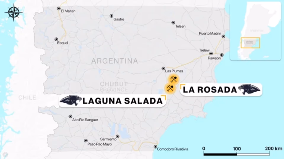 Chubut aprobó la exploración de uranio en Laguna Salada y Jaguar acelera su plan de trabajo