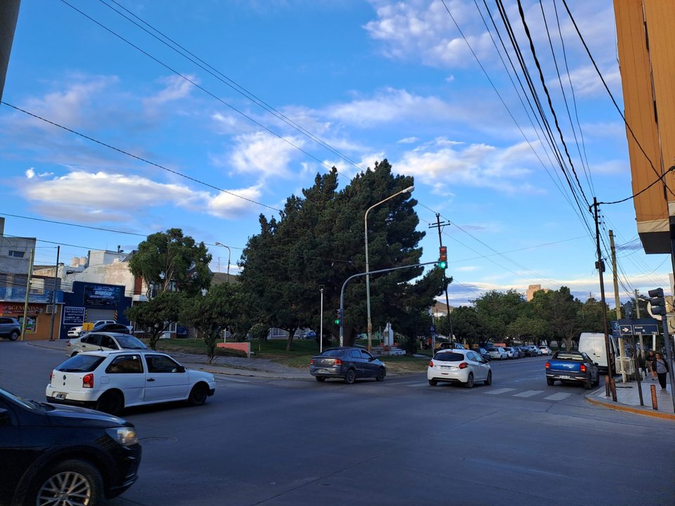 Temperaturas bajas y sin viento en Comodoro Rivadavia