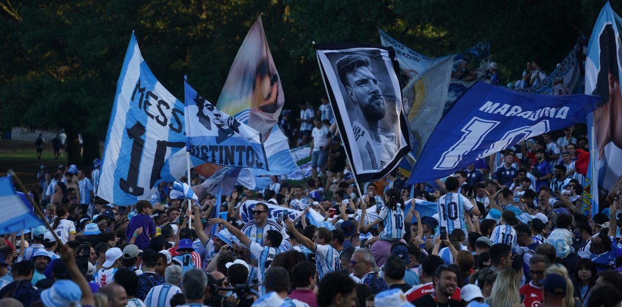 Copa del Mundo: modificado el banderazo argentino por el operativo de seguridad en Atlanta
