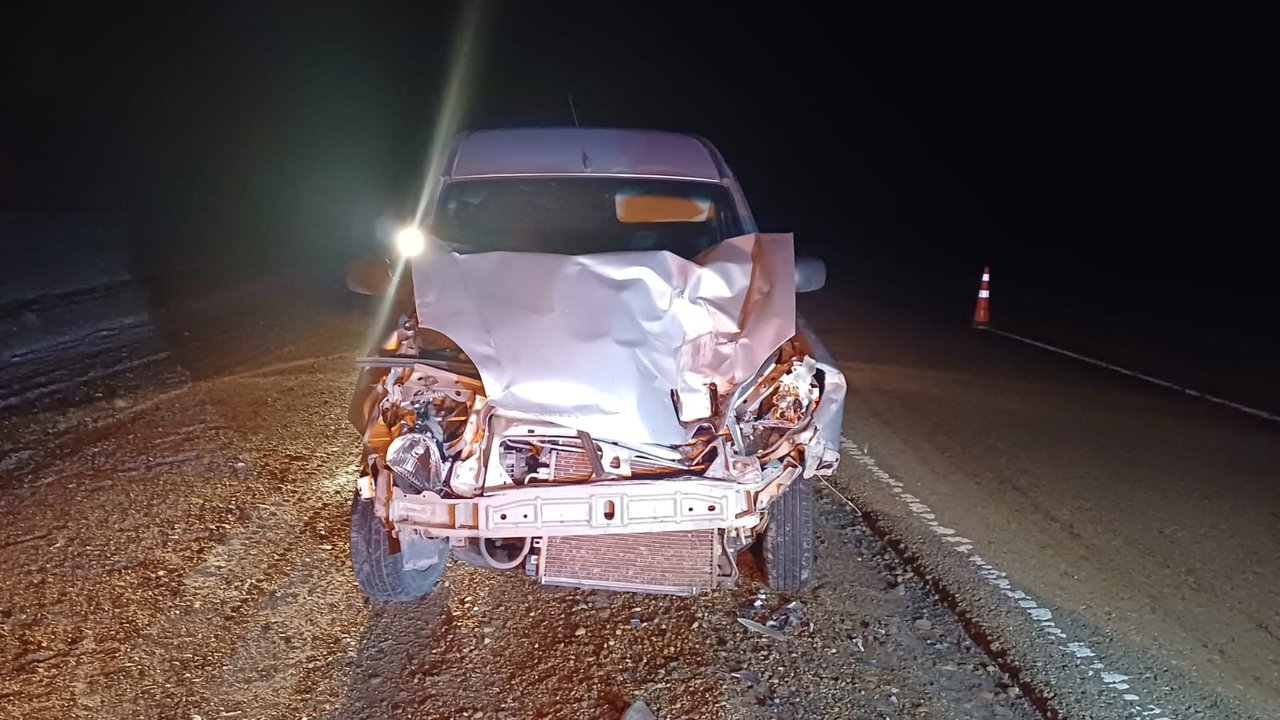 Accidente en la Ruta 3 cerca de Comodoro Rivadavia: involucrados ilesos