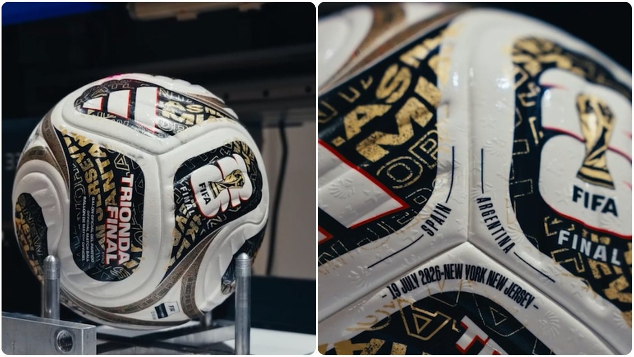 Adidas presenta el balón Trionda Finale para la final del Mundial 2026