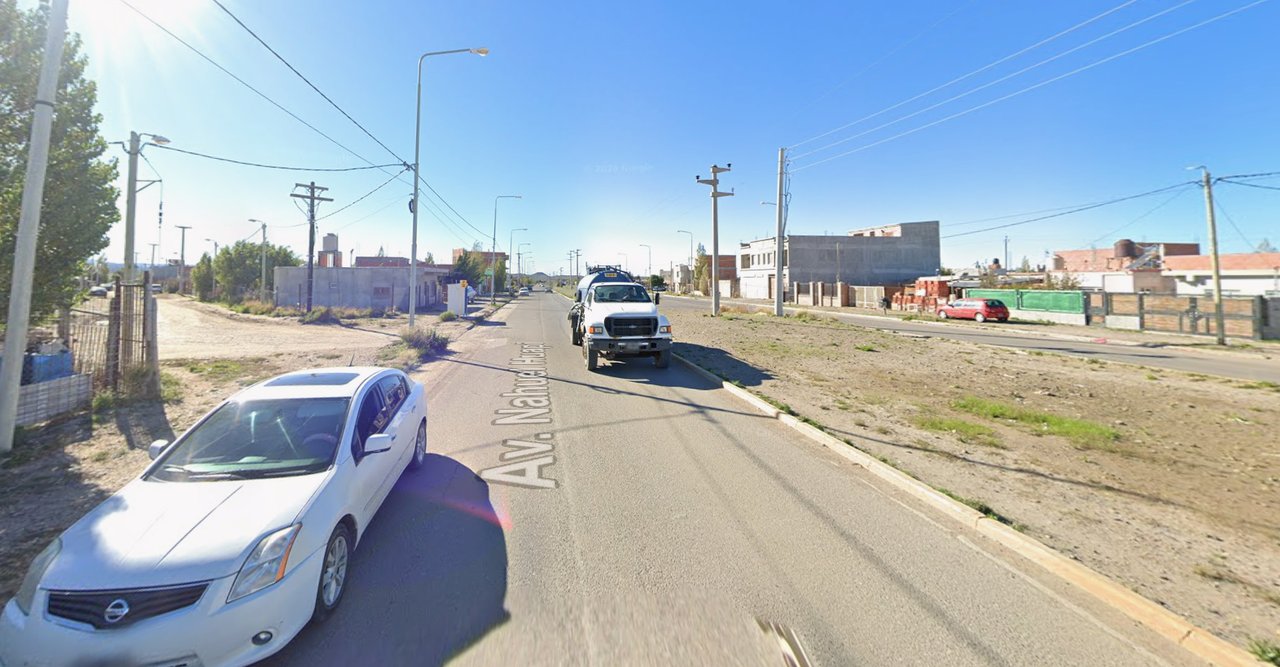 Accidente de motociclista en Comodoro Rivadavia por hielo en la calzada