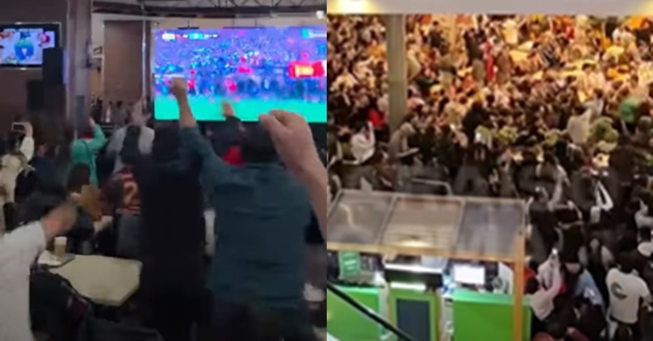 Chile festejó en un mall la derrota de Argentina en la final del Mundial 2026