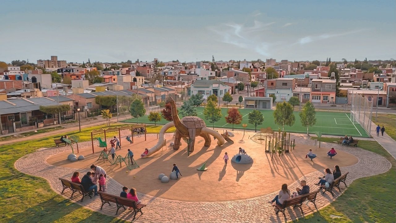 Anuncian un nuevo espacio recreativo en un terreno abandonado en Trelew