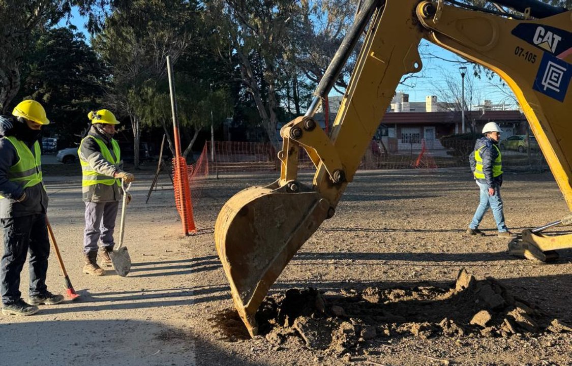 Inicia la construcción del nuevo conducto pluvial en Comodoro Rivadavia