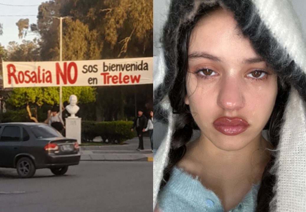 Rechazo a Rosalía en Chubut tras polémica por su mensaje en redes