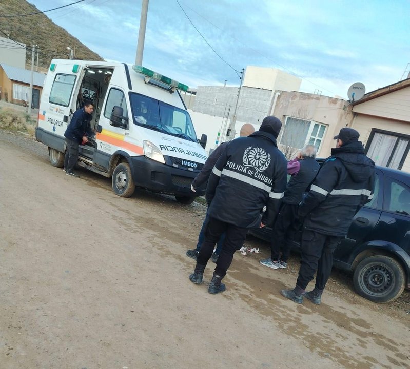 Accidentes en Comodoro Rivadavia por hielo y nieve en las calles