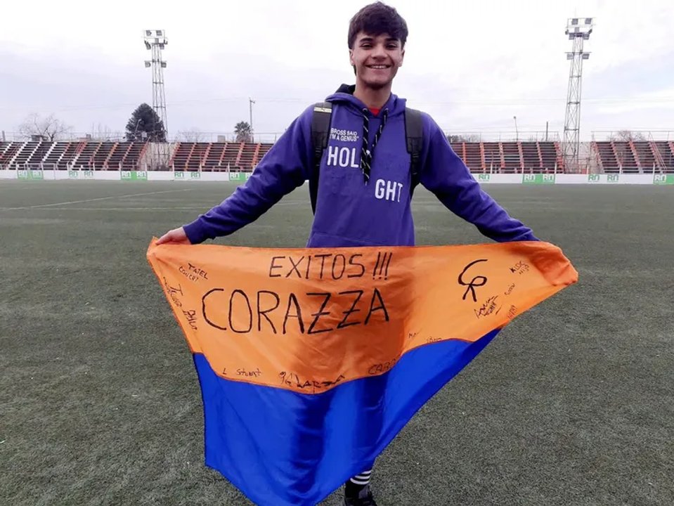 Falleció Santiago Corazza, joven futbolista de Río Negro, en trágico accidente
