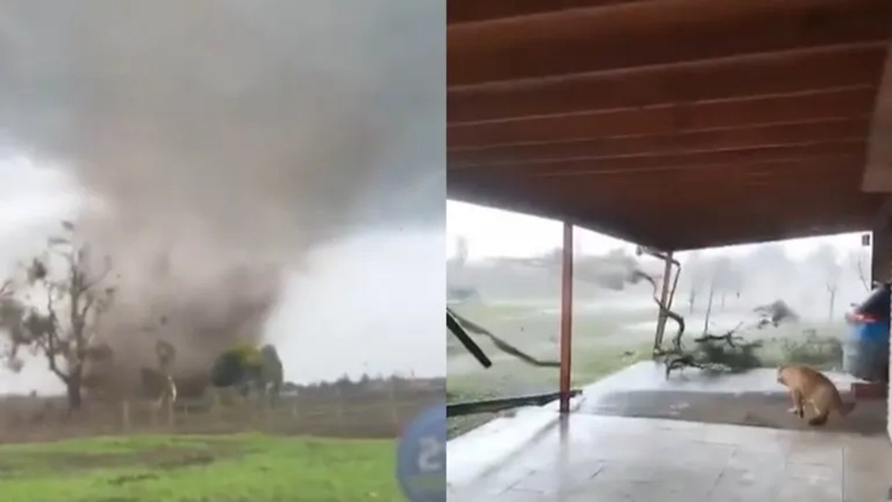 Fuerte tornado en Chile deja heridos y daños importantes cerca de la frontera con Argentina