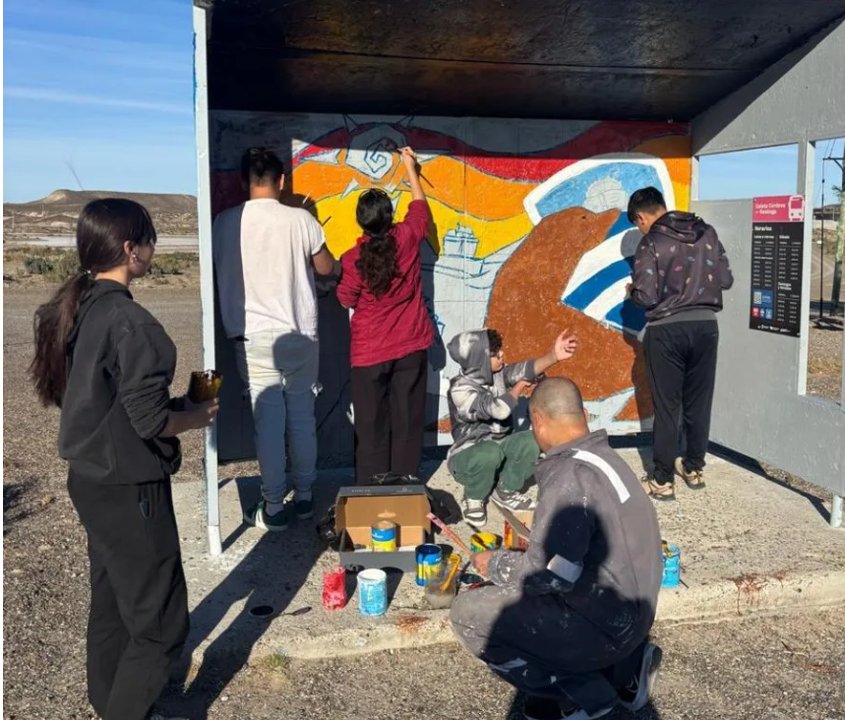 Termap colabora en la restauración de garitas en Caleta Córdova