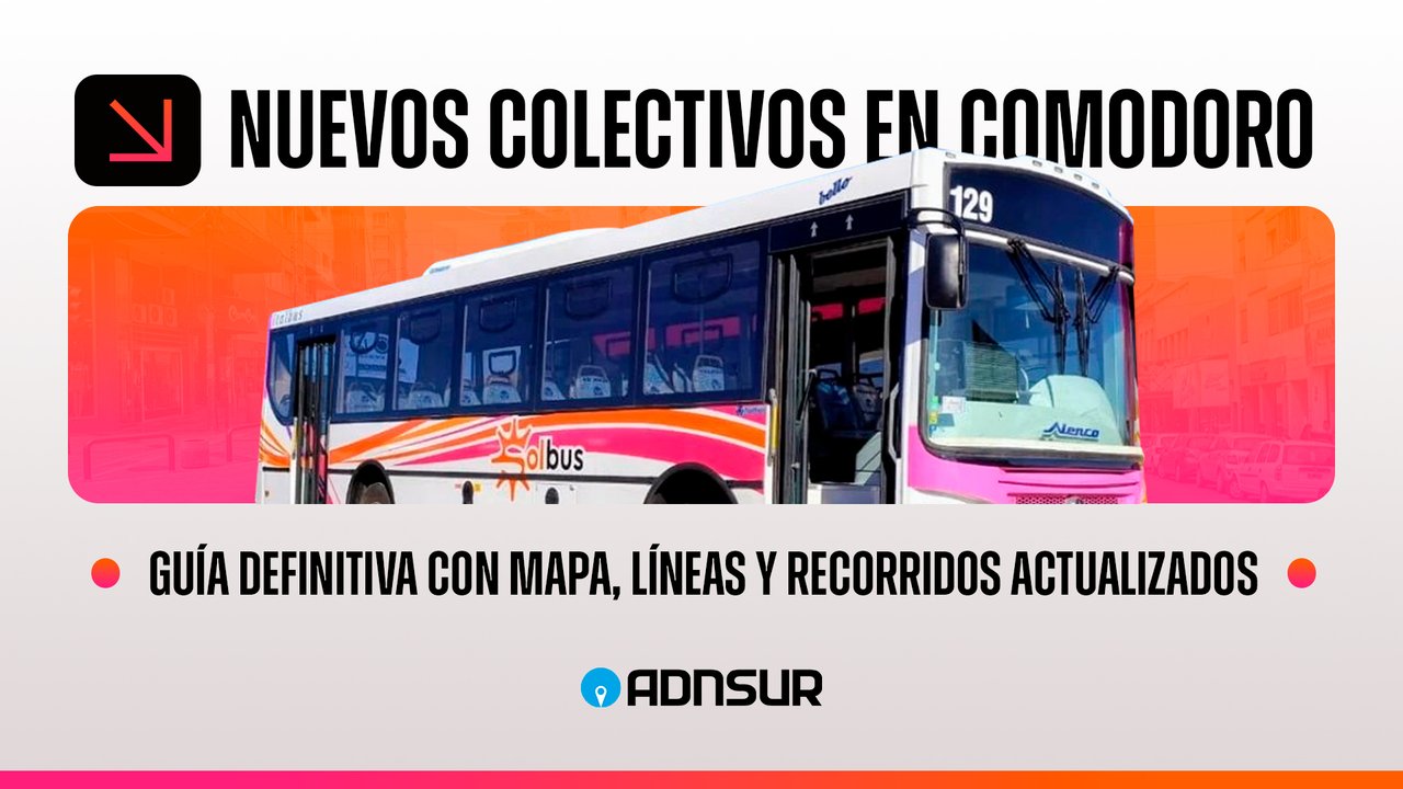 Comodoro Rivadavia presenta un nuevo sistema de transporte urbano con modernas unidades