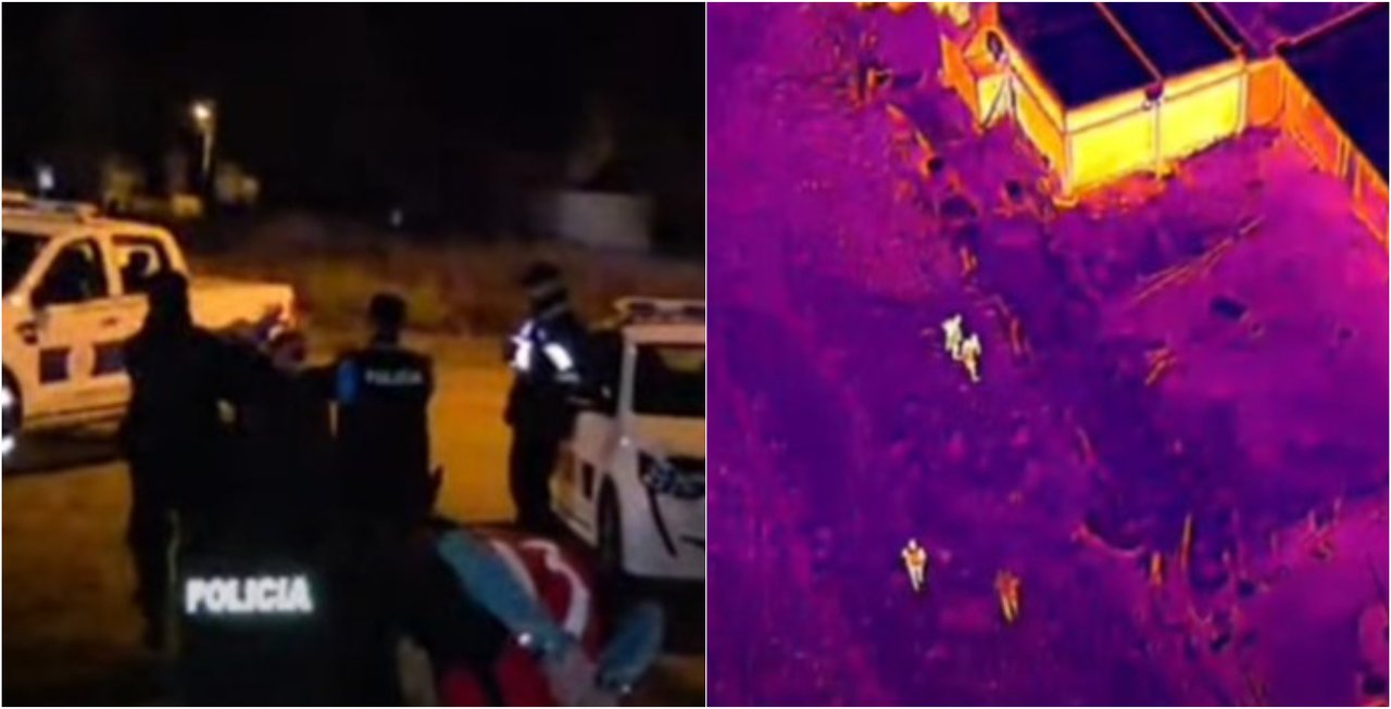 Detienen a tres hombres que robaban ganado gracias a un dron en Chubut