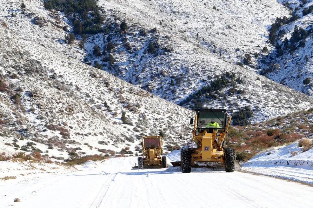 Estado de rutas en Neuquén tras el temporal de nieve y hielo