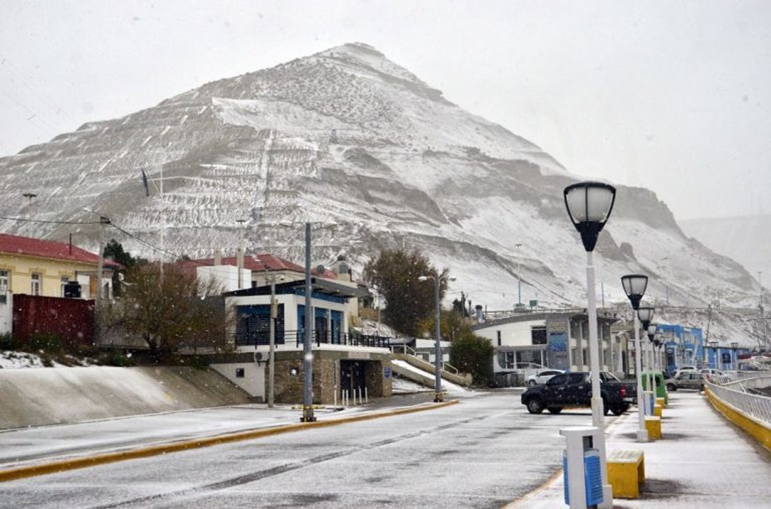 Pronóstico de nieve y frío en Comodoro Rivadavia para el fin de semana