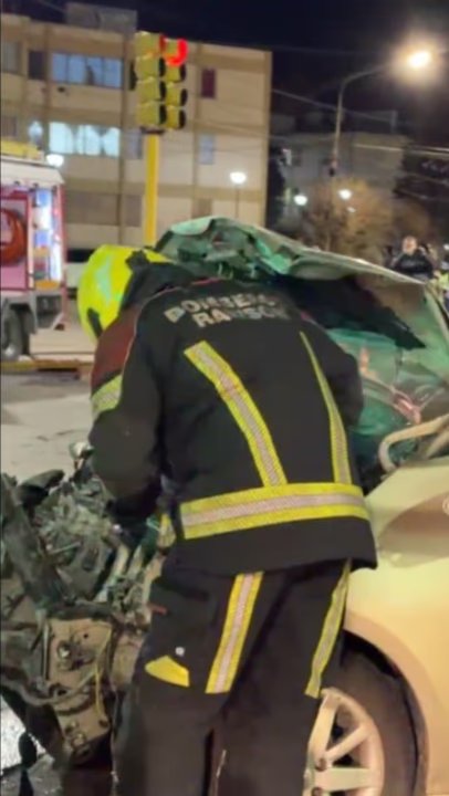 Accidente múltiple en Rawson: mujer de 49 años está grave
