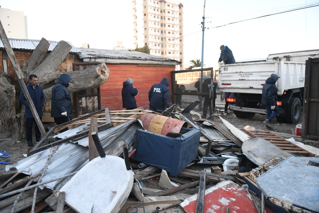 Recuperaron un terreno para crear una base de choferes de colectivos en Comodoro