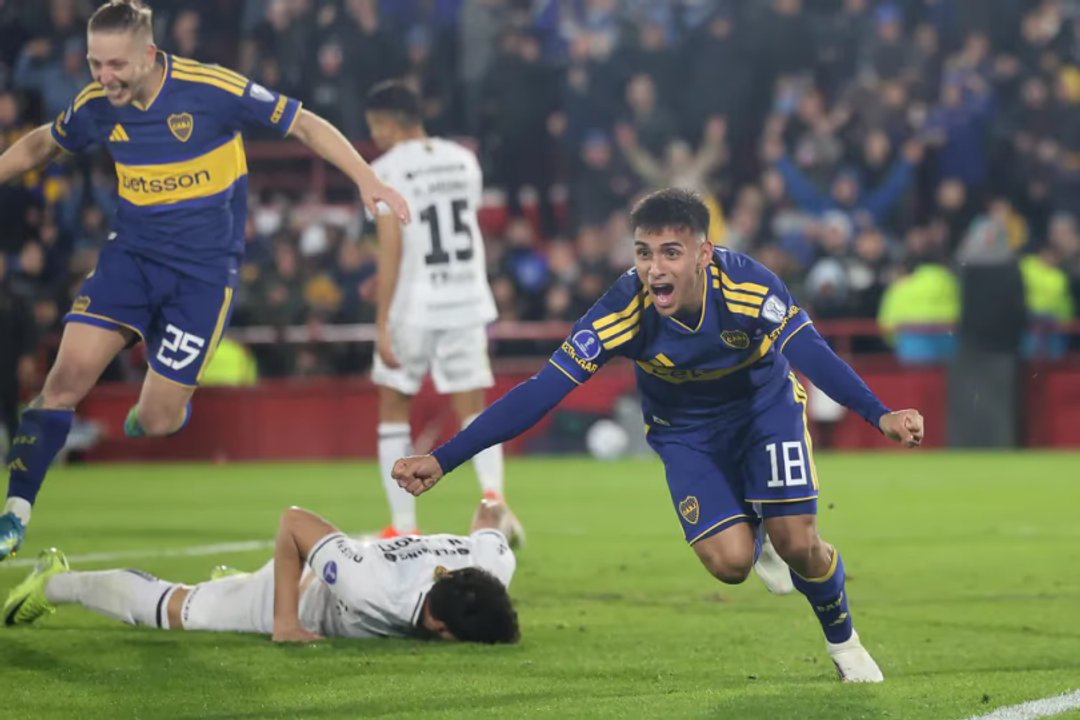 Boca Juniors logró una remontada y venció a Recoleta en la Sudamericana