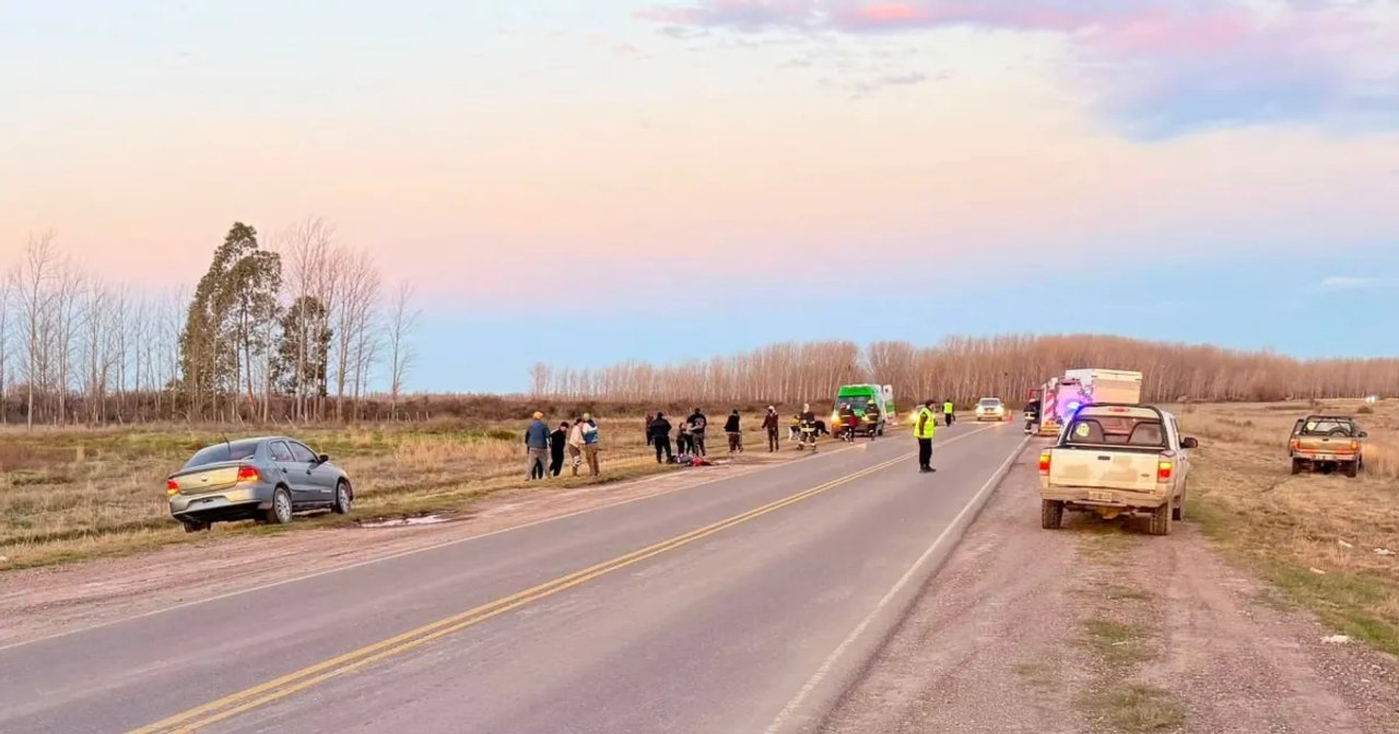 Accidente fatal en la Ruta 250: trabajador murió atropellado por una camioneta