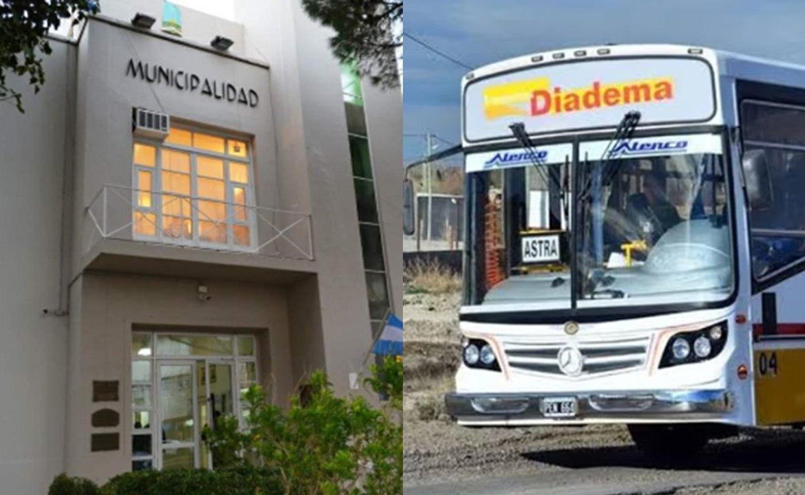 Comodoro Rivadavia intimó a Transporte Diadema para que levante el paro