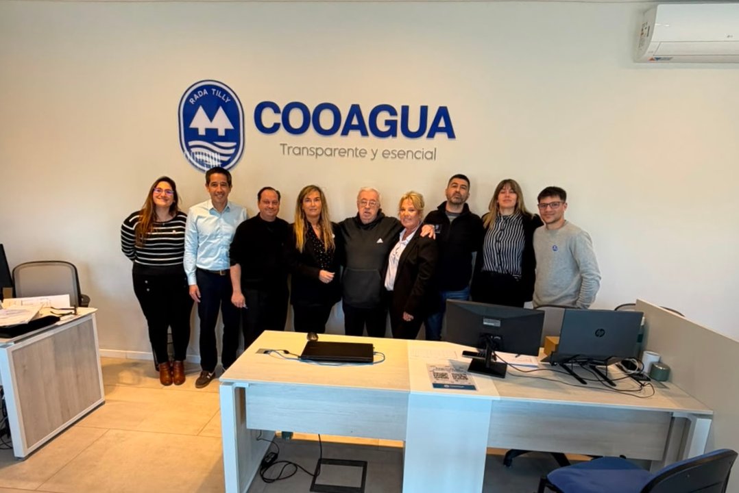 Pedro Peralta destaca la gestión de COOAGUA en Rada Tilly