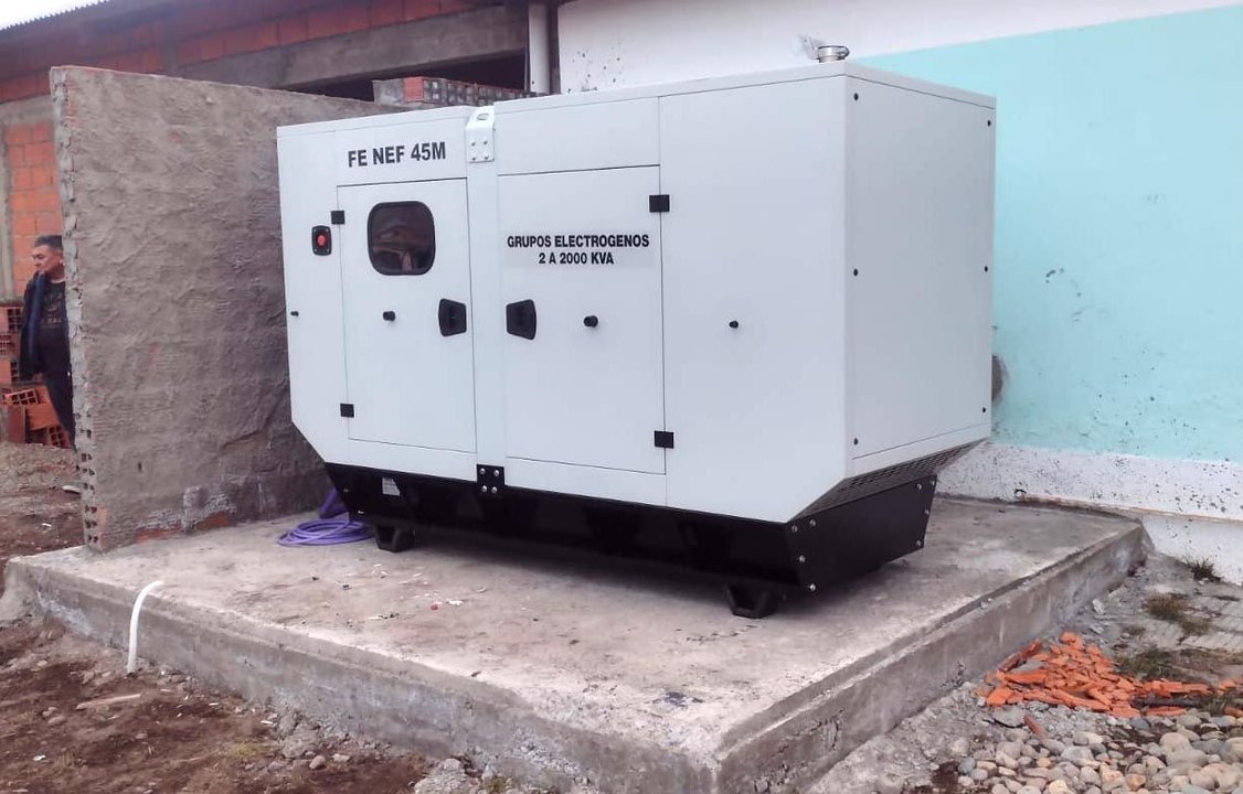 Nuevo generador eléctrico para asegurar servicios en el Hospital de José de San Martín