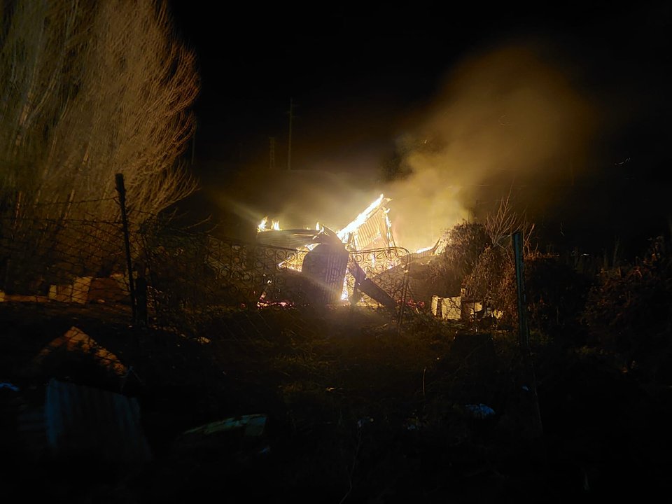 Incendio consumió la casa de Mariela Altamirano en Comodoro Rivadavia