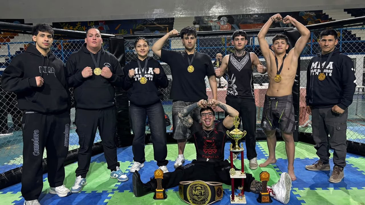 Éxito del Dojo Samurai con siete victorias en Caleta Olivia