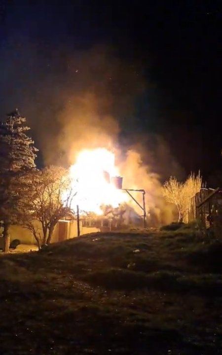 Incendio en el Centro de Instrucción Policial de Comodoro Rivadavia
