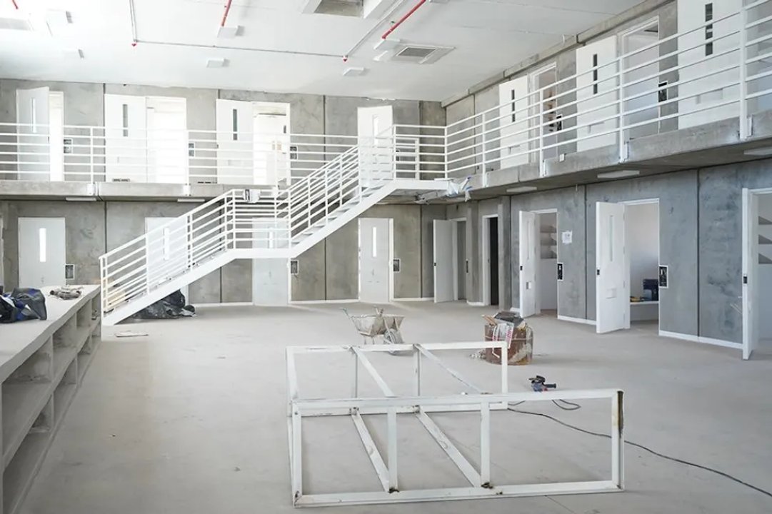 Avanza la construcción del nuevo pabellón de máxima seguridad en la Unidad 11