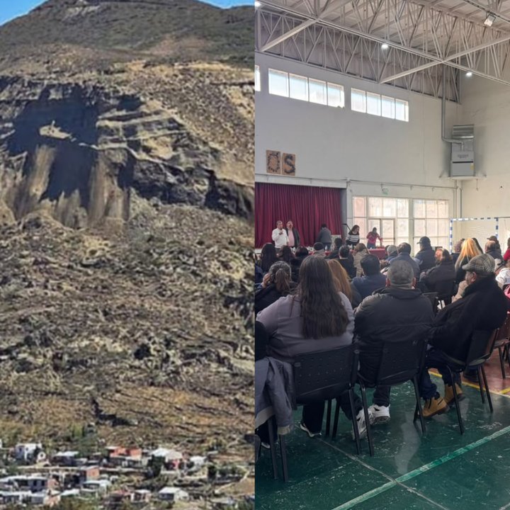 Una mujer recibió su nueva vivienda tras el desplazamiento del Cerro Hermitte