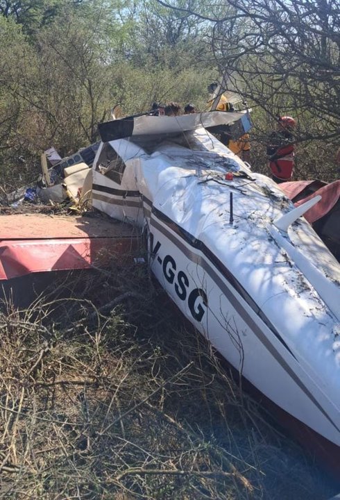 Accidente de avioneta en Córdoba dejó cinco personas heridas pero con vida