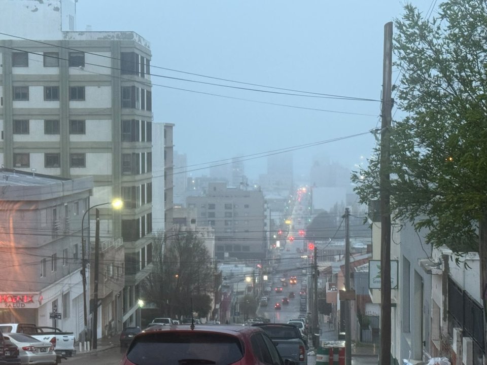 Comodoro Rivadavia enfrenta un jueves lluvioso con temperaturas frías