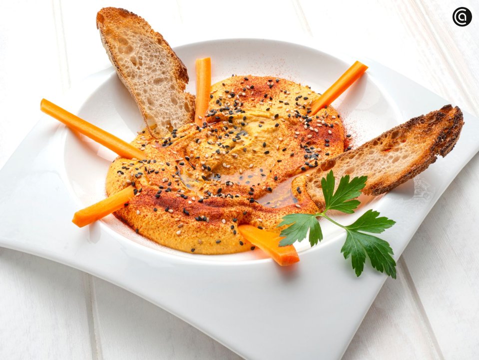 Receta de hummus de calabaza: un dip fácil y sabroso
